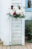 summer brunch floral detail